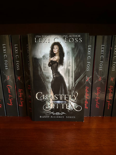 Chastely Bitten (Blood Alliance: Book 1) (painted edge)