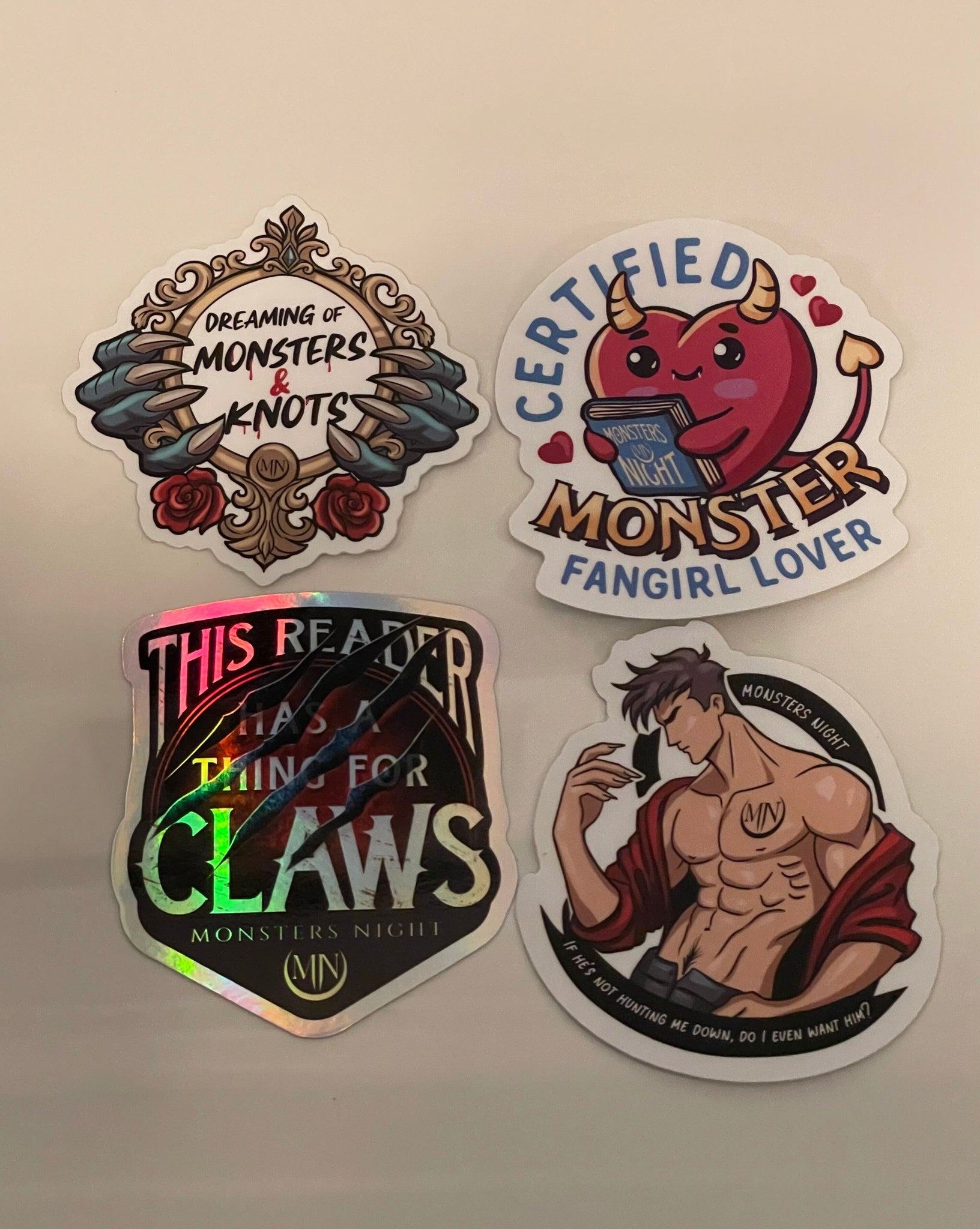 Their Lethal Pet- Monster's Night Stickers