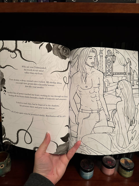 Midnight Fae Academy Coloring Book