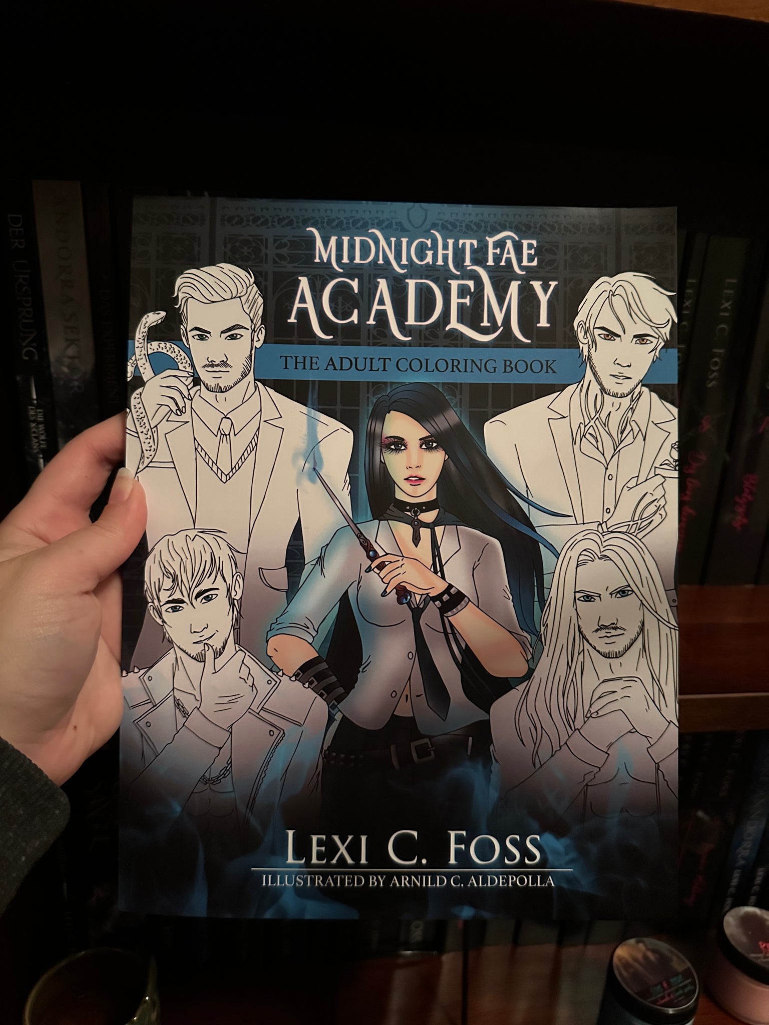 Midnight Fae Academy Coloring Book