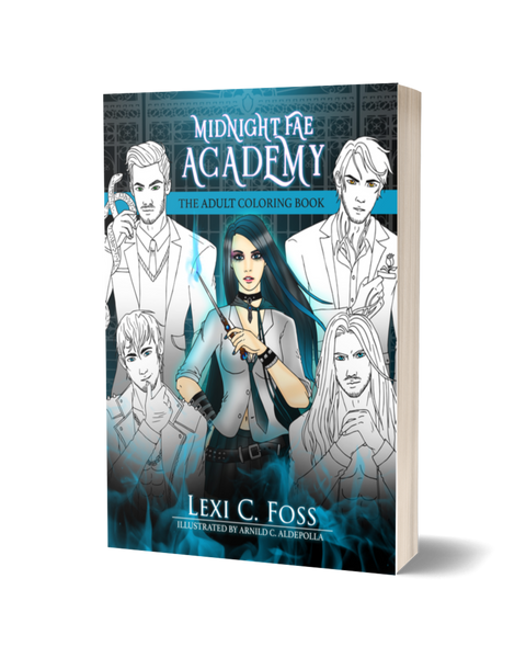 Midnight Fae Academy Coloring Book