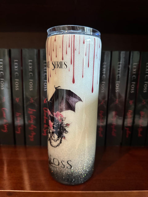 Black Glitter Blood Alliance Tumbler
