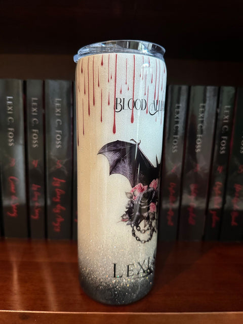 Black Glitter Blood Alliance Tumbler